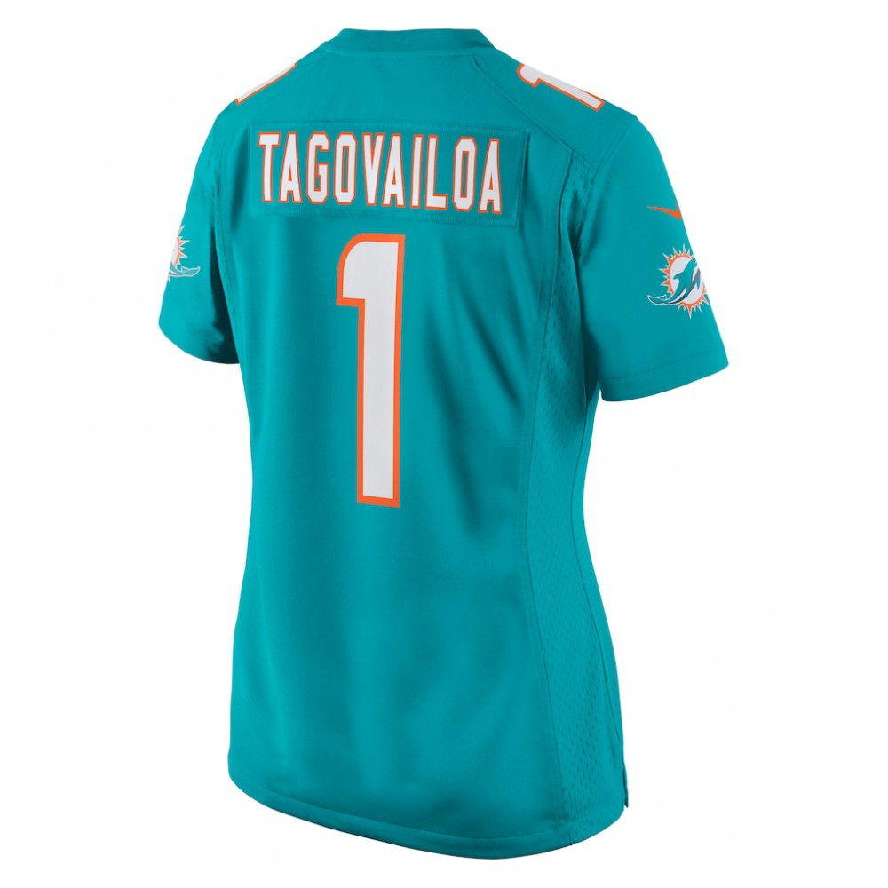 Tua Tagovailoa Miami Dolphins Nike Women's Game Jersey - Aqua-GridironStore